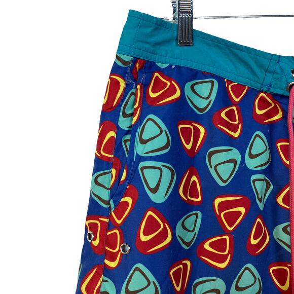 Men's MR. SWIM Sz 34 Swim Trunks Shorts Pockets - Picture 4 of 7